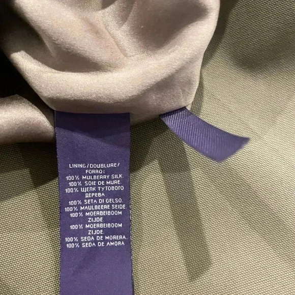 Ralph Lauren Collection Purple Label Runway Leather Suede Blouse Top Peplum 10 M - Picture 8 of 12